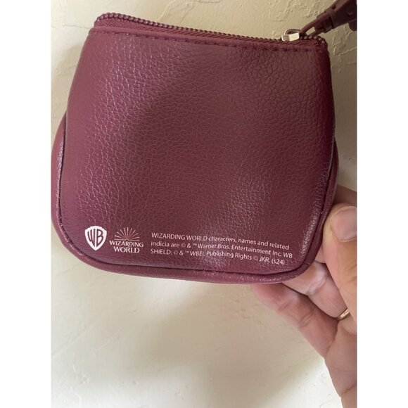 NWOT Disney Hogwarts Faux Leather Mini Backpack Harry Pottery Coin Purse Pouch - Picture 5 of 10